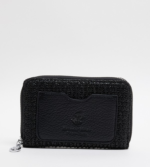 Textured Zip-Around Wallet