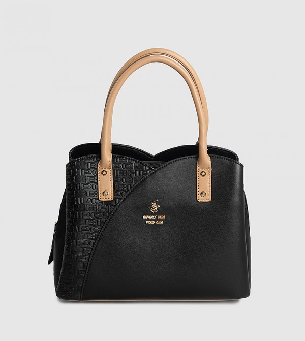 Textured Satchel Bag