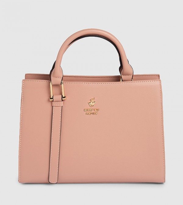 Textured Satchel Bag