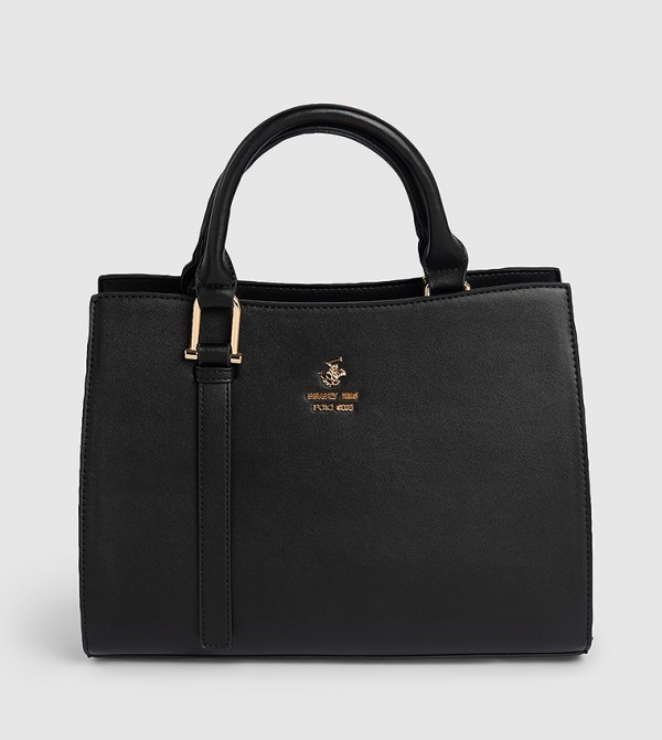 Textured Satchel Bag