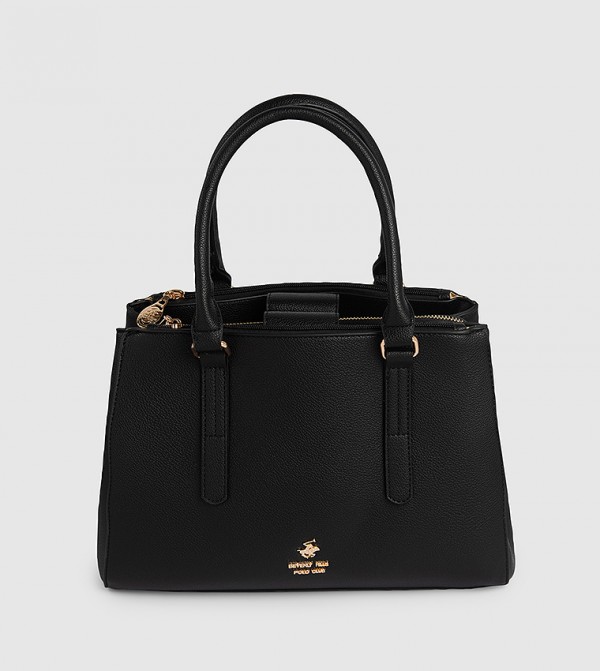 Logo Detail Satchel Bag