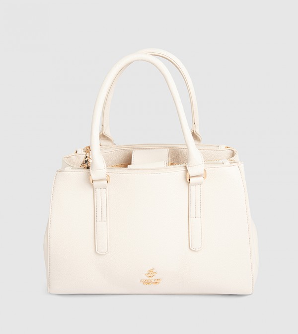 Logo Detail Satchel Bag
