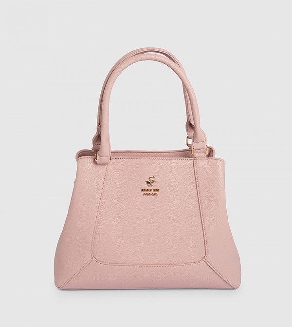 Textured Satchel Bag