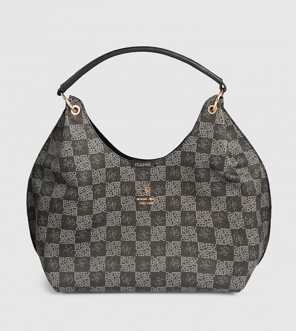 Monogram Patterned Shoulder Bag