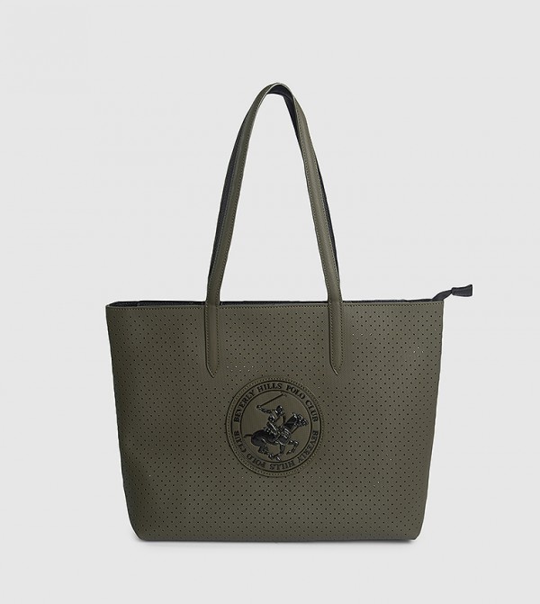 Logo Appliqued Tote Bag