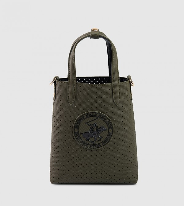 Logo Appliqued Mini Tote Bag