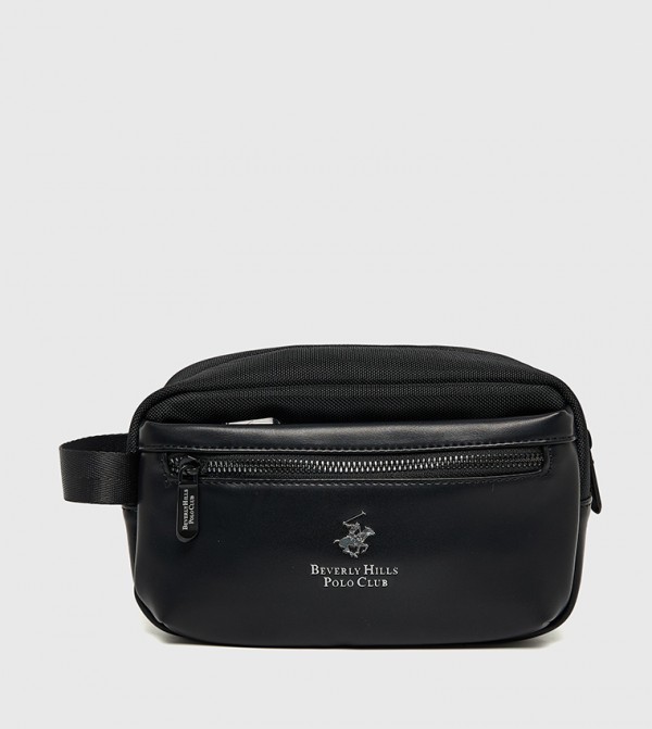 Textured Front Pocket Toiletry Bag