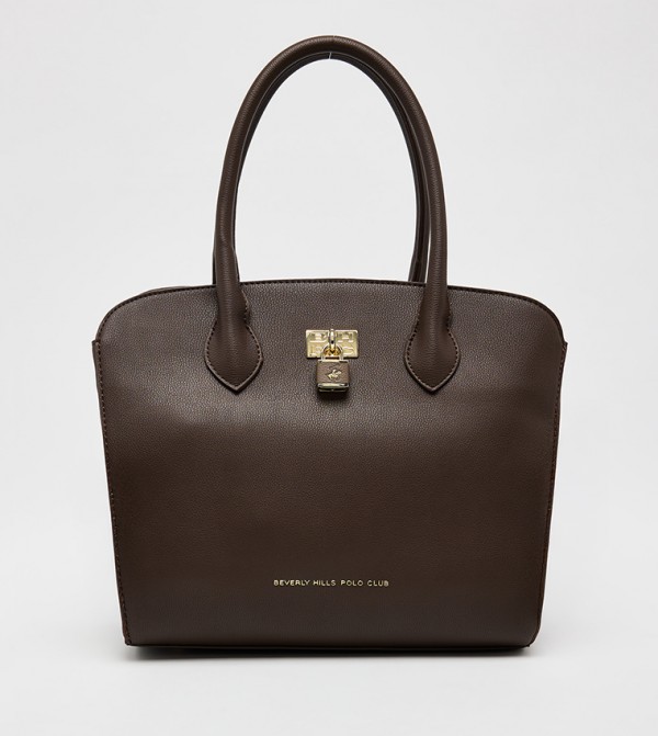 Textured Satchel Bag