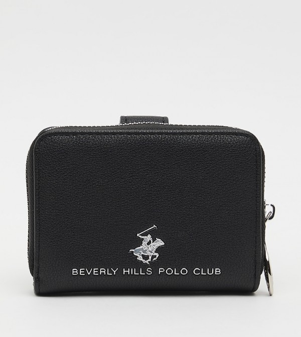 Logo Detail Zip-Around Wallet