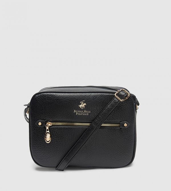 Textured Zippered Camera Bag