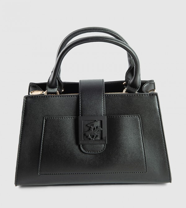 Textured Satchel Bag