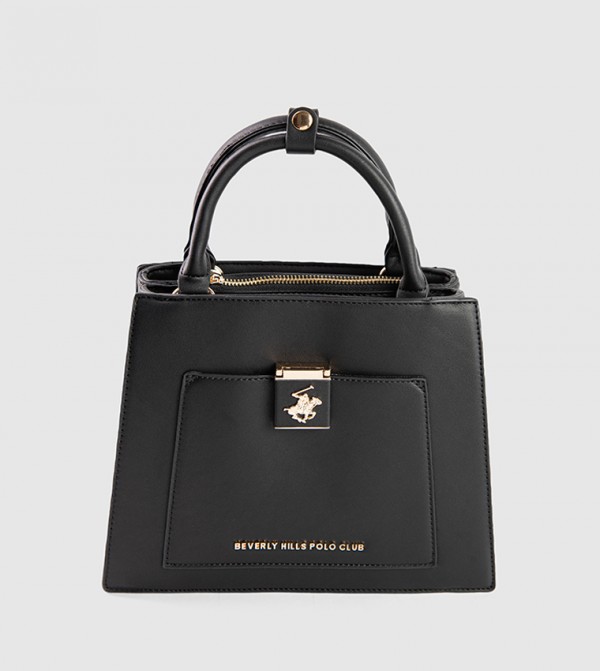 Logo Detail Satchel Bag