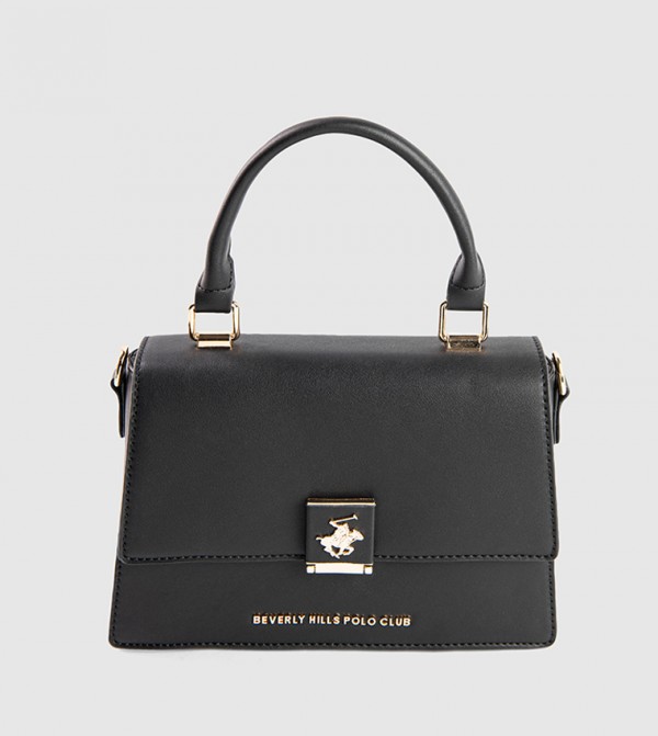 Logo Detail Top Handle Bag