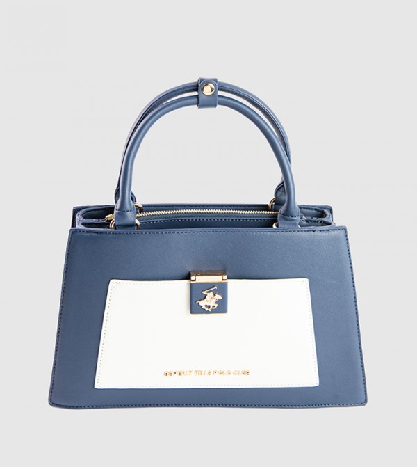 Color Block Tote Bag
