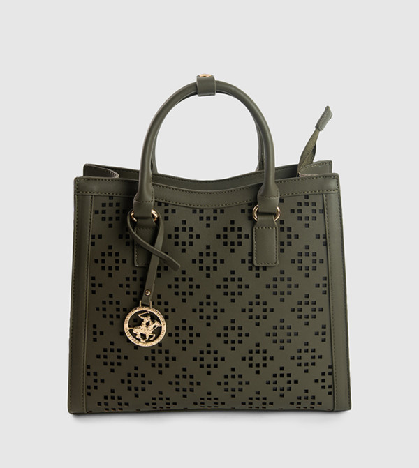 Lasercut Zippered Tote Bag