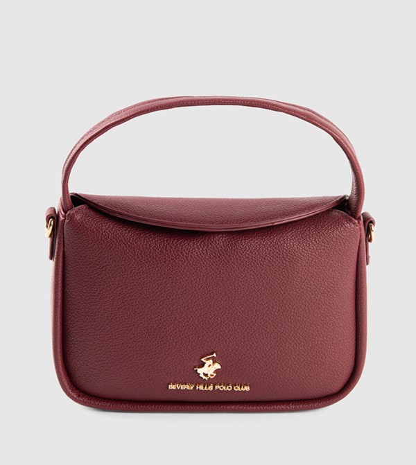 Textured Top Handle Bag
