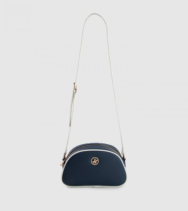 Contrast Trim Crossbody Bag