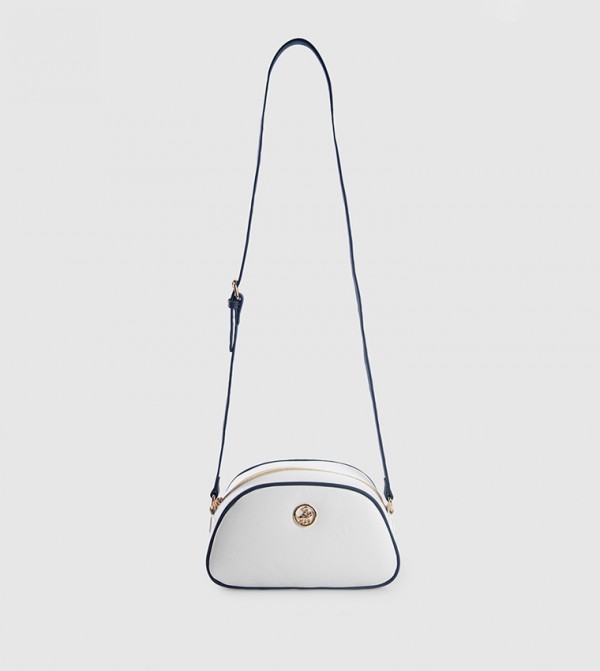 Contrast Trim Crossbody Bag