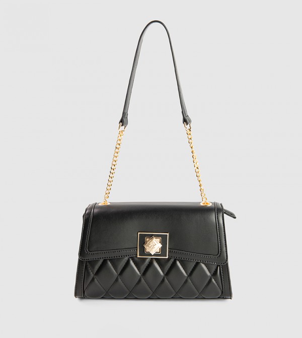 Puffer Flap Convertible Shoulder Bag