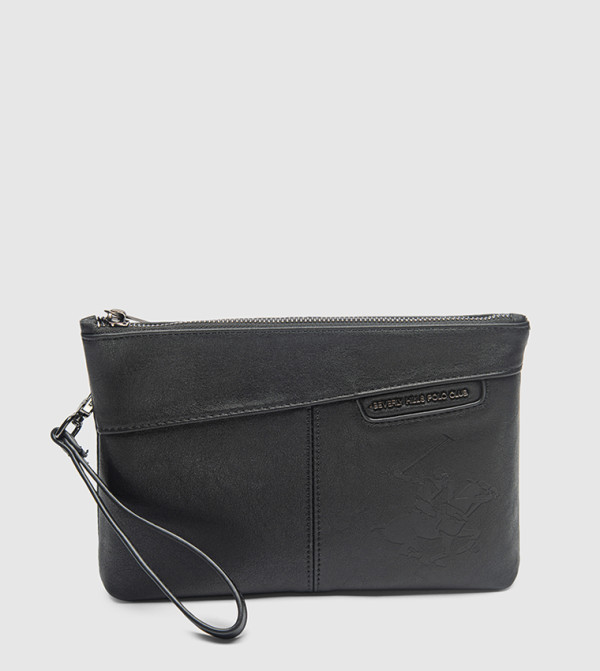 Logo Detail Zippered Toiletry Bag