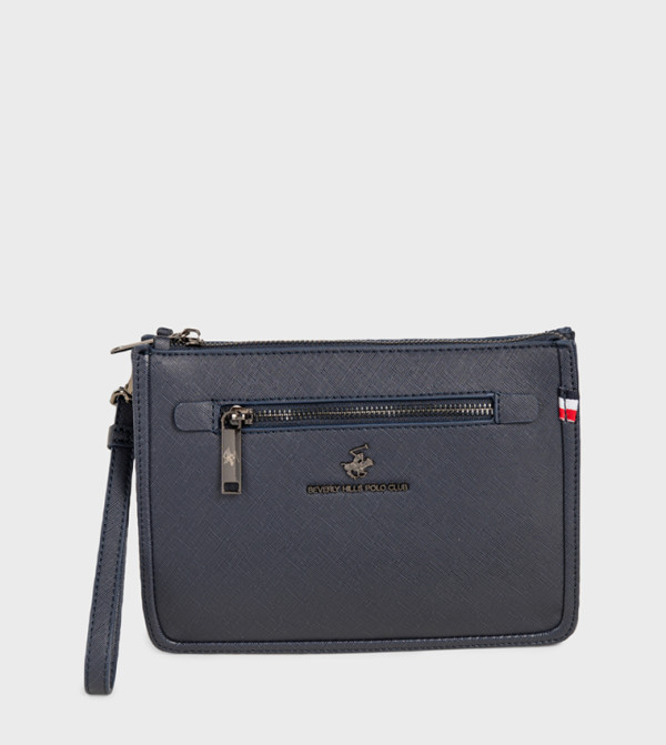 Logo Detail Zippered Toiletry Bag