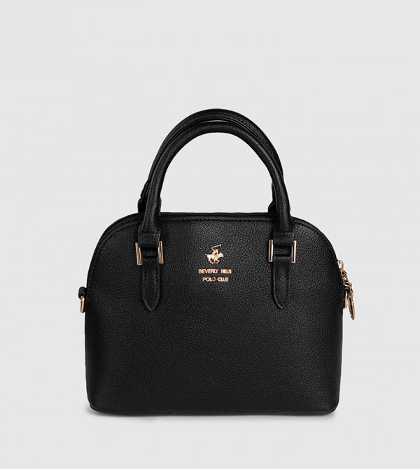 Logo Detail Satchel Bag