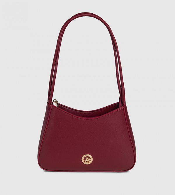 شنطة كتف نسائية بشعار 