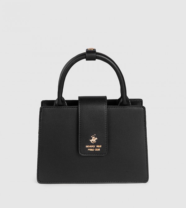 Logo Detail Satchel Bag
