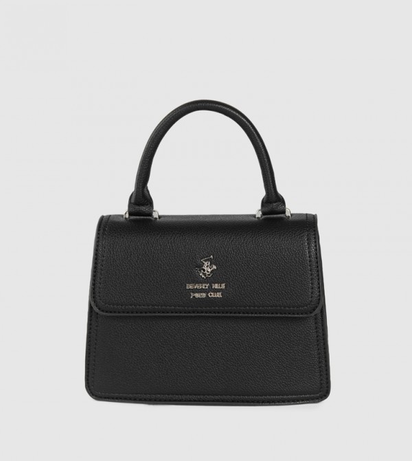 Logo Detail Top Handle Bag