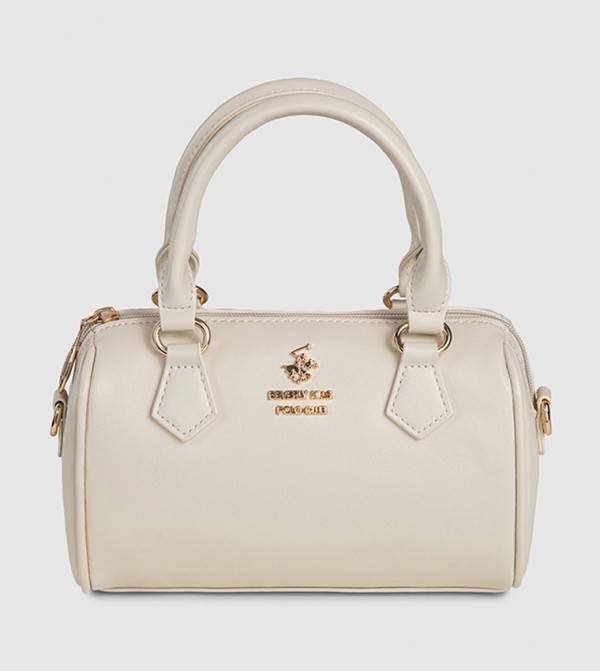 شنطة يد نسائية بشعار 