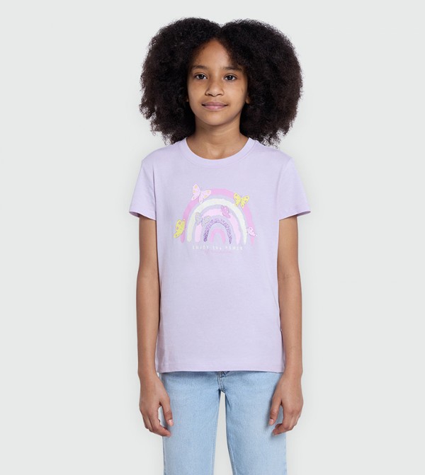 Printed Crew Neck T-Shirt