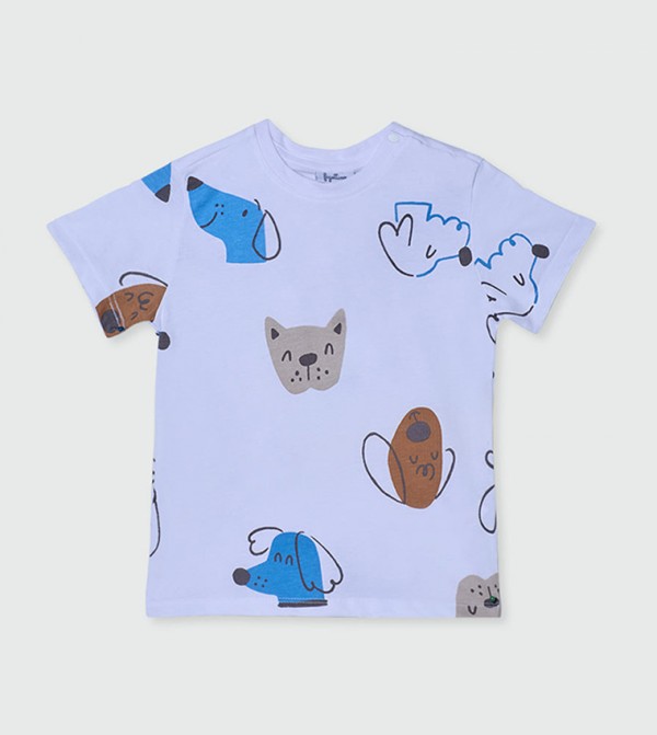 Printed Crew Neck T-Shirt