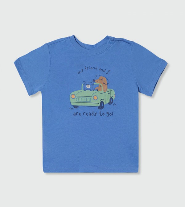 Printed Crew Neck T-Shirt