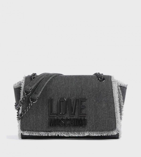 Monotype Denim Shoulder Bag