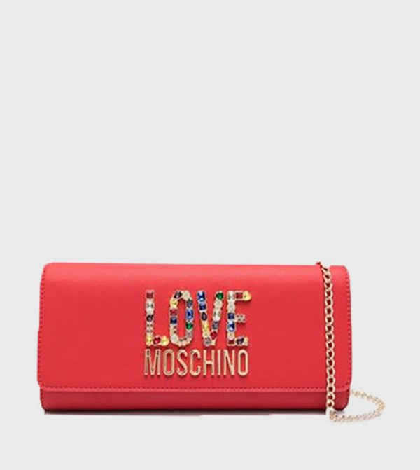 Rhinestone Embellished Clutch Bag