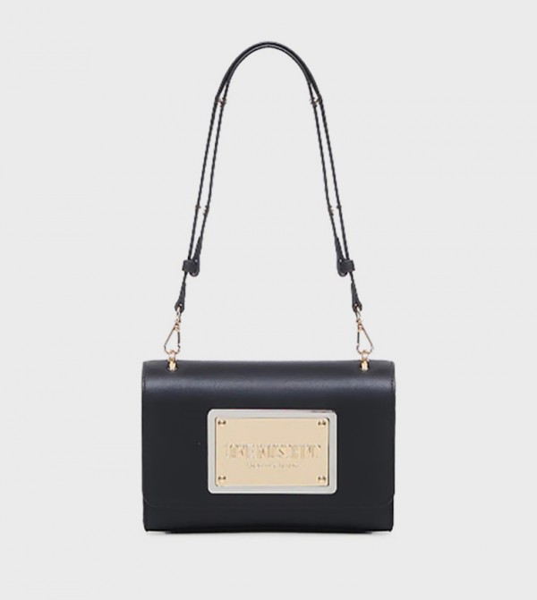 DOWNTOWN Monotype Metal Shoulder Bag