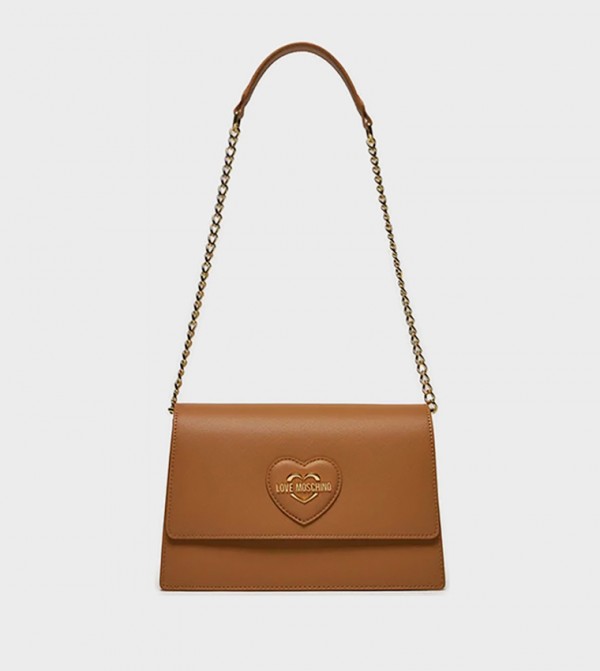SWEET HEART Textured Shoulder Bag