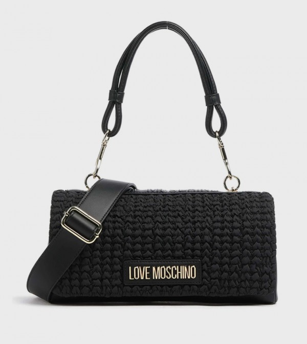 HUG Quilted Flap Shoulder Bag