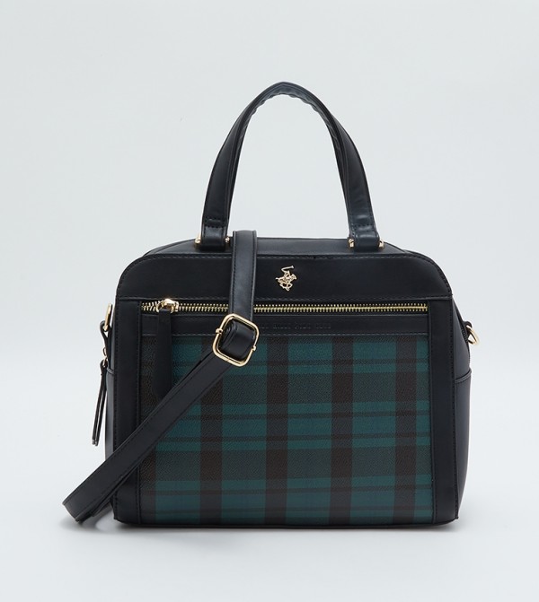 Checked Handheld Bag