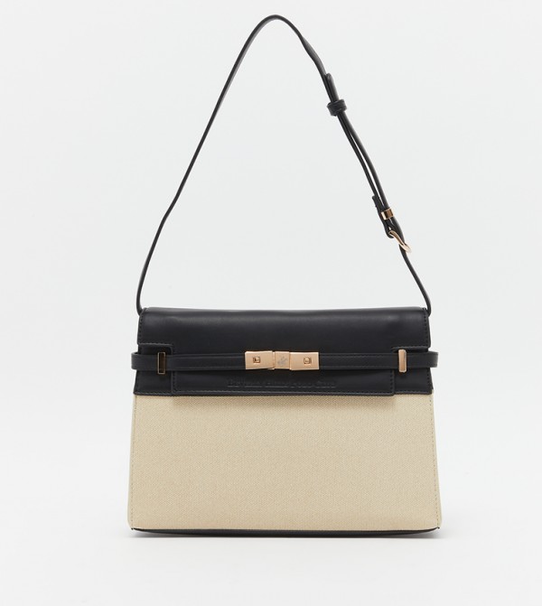 Colour-Blocked Shoulder Bag 