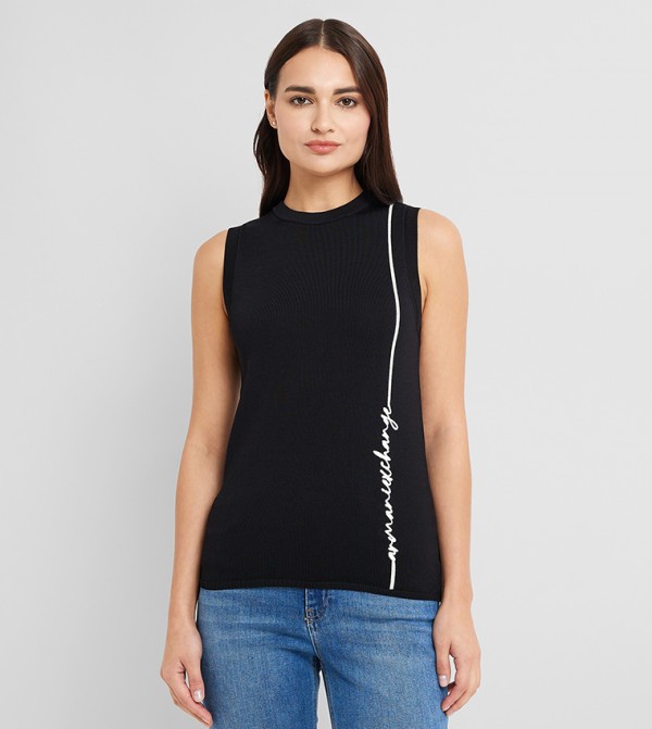 Printed Sleeveless Top