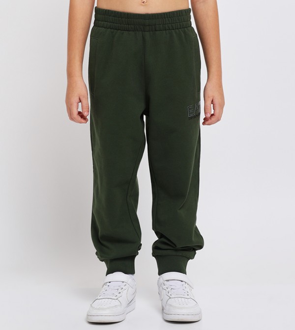 Gymboree Boys' and Toddler Pull on Jogger Pants 7 Forest Green