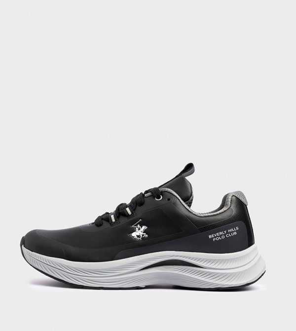 Logo Detail Lace-Up Sneakers