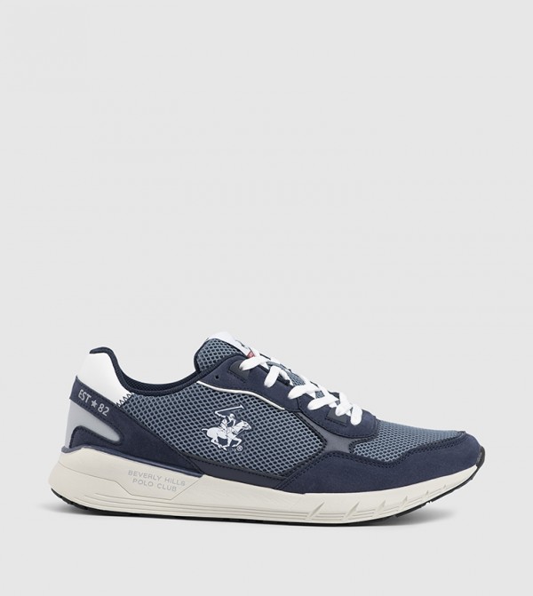 Color Block Lace-Up Casual Shoes