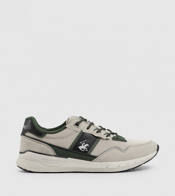 Color Block Lace-Up Casual Shoes