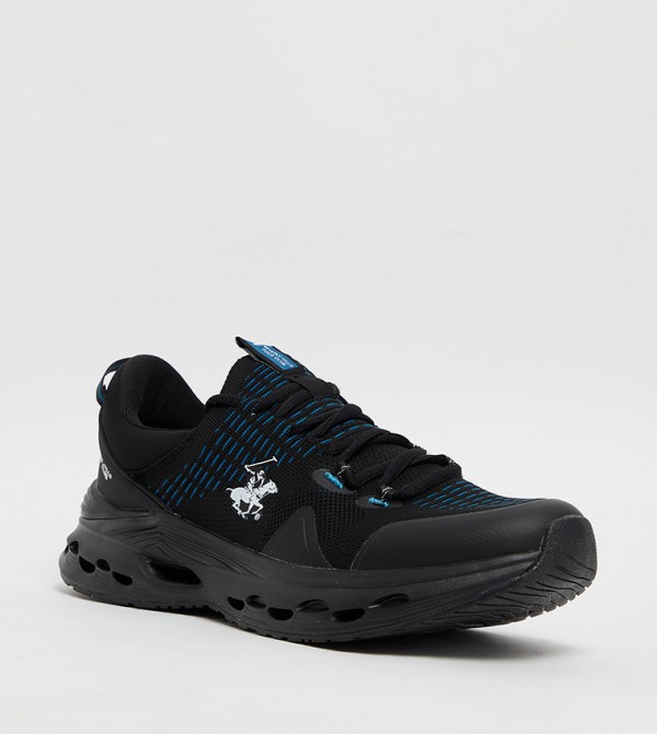 Logo Detail Lace Up Sneakers