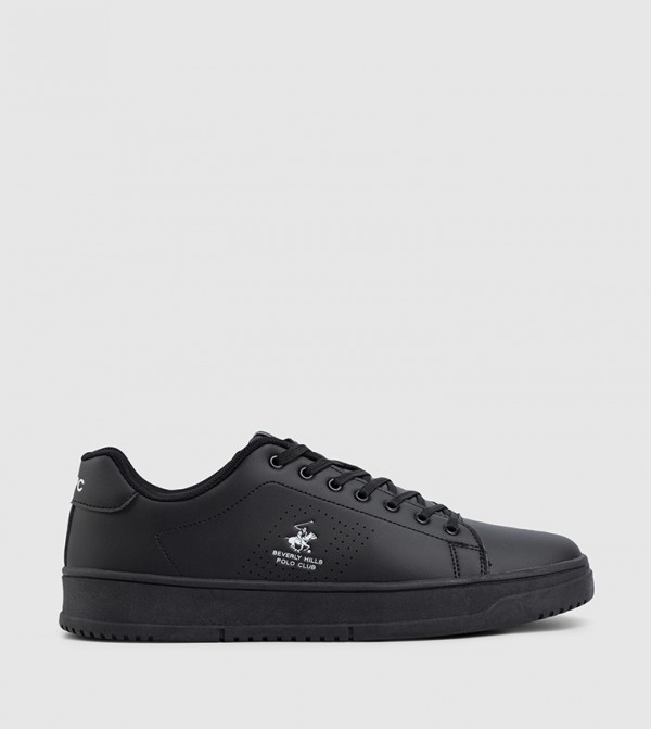 Logo Detail Lace-Up Sneakers