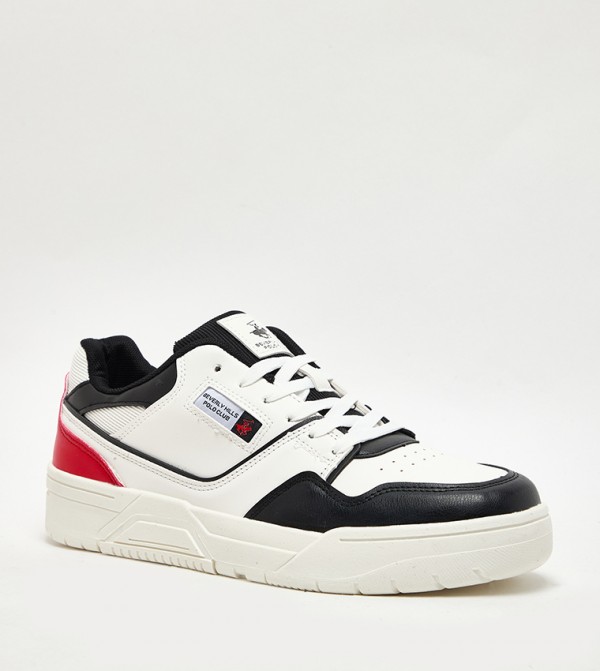 Color Block Lace Up Sneakers