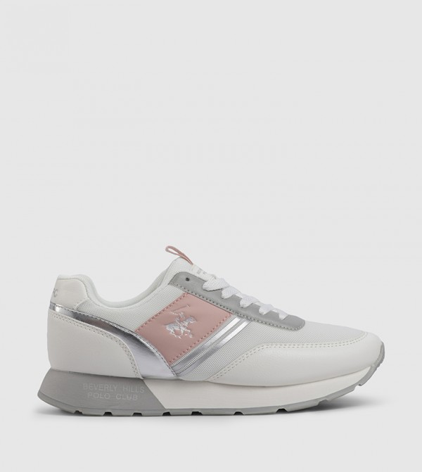 Color Block Lace-Up Casual Shoes