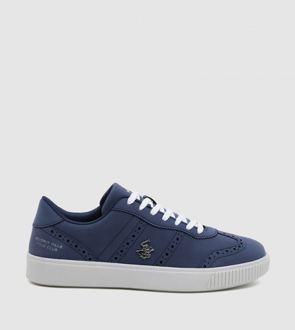 Logo Detail Lace-Up Shoes